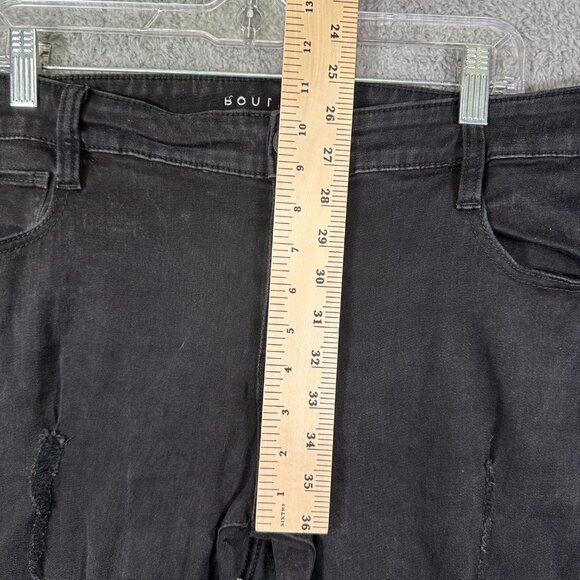 Boutique Jeans Womens Denim Stretch Black Plus Size Jean Size 16W - Picture 9 of 11